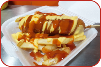 Banderilla con papas